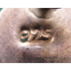 Oltu Taşlı Gümüş Küpe_262