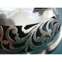 Kıl Testere İşçilikli Gümüş Şekerlik_40