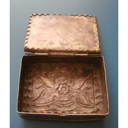 Antika Aynalı Gümüş Kutu_2