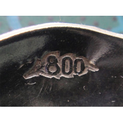 6 ea Ottoman Coin Tea Spoon, Lemon Fork and Sugar Tongue_220