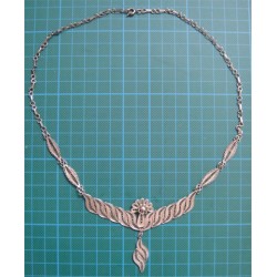 Fligree Silver Necklace_266
