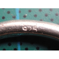 Tuğra ve Nazar Boncuklu Gümüş Anahtarlık_8