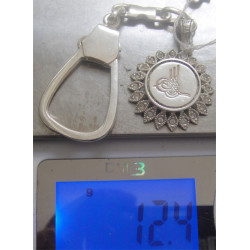 Tuğralı Gümüş Anahtarlık_5