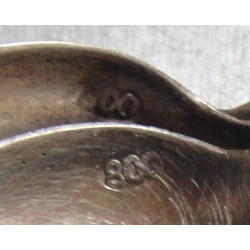 2 ea Ottoman Coin fligree Tea Spoon_238