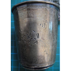 Hand Made Silver Glass_569
