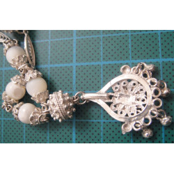 Oltu Stone Silver Necklace_273