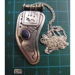 Lapis Stone Silver Pendant