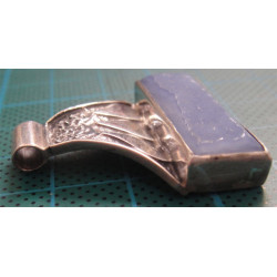 Mavi Akik Gümüş Kolye Ucu