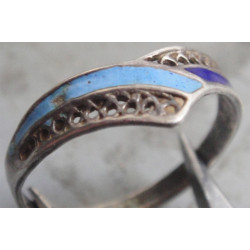Enamel Silver Ring_798