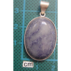 Doğal Taşlı Gümüş Kolye Ucu