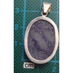 Doğal Taşlı Gümüş Kolye Ucu