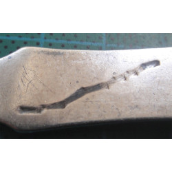 Ottoman Silver Dessert Spoon