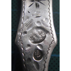 Ottoman Silver Dessert Spoon