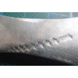 Ottoman Silver Dessert Spoon