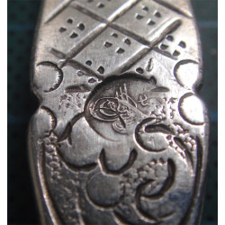 Ottoman Silver Dessert Spoon