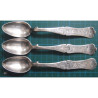 Ottoman Silver Dessert Spoon