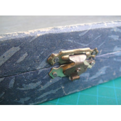 Kutusunda Osmanlı Paralı Şeker Maşası ve 6 adet Çay Kaşığı_246