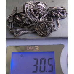 Savatlı Tilki Kuyruk Zincirli Kolye