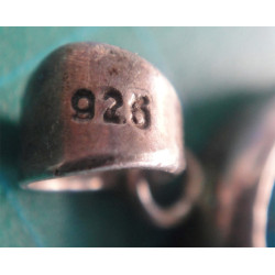 Turkuaz Taşlı Gümüş Kolye Ucu