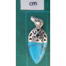 Turquoise Silver Pendant