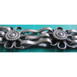 El İşçilikli Antika Gümüş Kolye