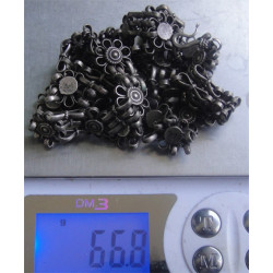 El İşçilikli Antika Gümüş Kolye