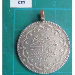 Osmanlı 5 kuruş Kolye Ucu