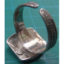 Çiçek Desenli Gümüş Yüzük_868