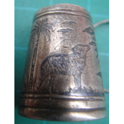 SILVER NIELLO THIMBLE_30