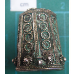 SILVER ENAMEL THIMBLE_34