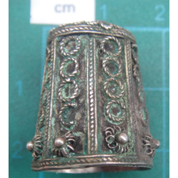 SILVER ENAMEL THIMBLE_34