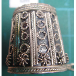 SILVER ENAMEL THIMBLE_34