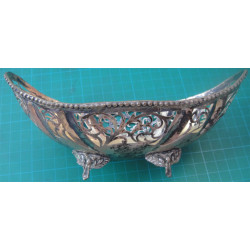 Kıl Testere İşçilikli Gümüş Gondol_30