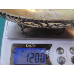 Kıl Testere İşçilikli Gümüş Gondol_30