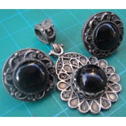 Silver Earring and pendant_276