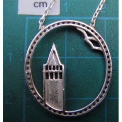 Galata Kulesi Gümüş Kolye Ucu