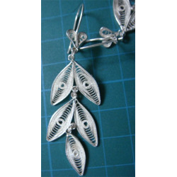 Telkari İşçilikli Gümüş Küpe_43