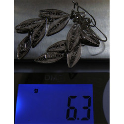 Telkari İşçilikli Gümüş Küpe_43