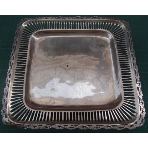 Silver Fruit Plate_586