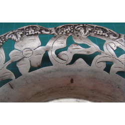 Kıl Testere İşçilikli Gümüş Tabak_592