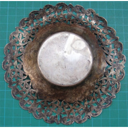 Kıl Testere İşçilikli Gümüş Tabak_593