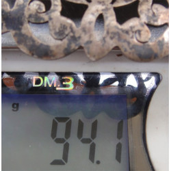 Kıl Testere İşçilikli Gümüş Tabak_593