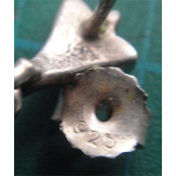 Doğal Taşlı Gümüş Küpe_286