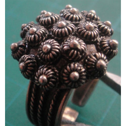 Güverse İşçilikli Gümüş Küpe , Kolye Ucu ve Yüzük Set_292