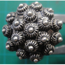 Güverse İşçilikli Gümüş Küpe , Kolye Ucu ve Yüzük Set_292