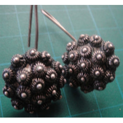 Güverse İşçilikli Gümüş Küpe , Kolye Ucu ve Yüzük Set_292