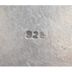 Güverse İşçilikli Gümüş Küpe , Kolye Ucu ve Yüzük Set_292