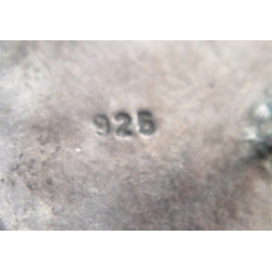 Güverse İşçilikli Gümüş Küpe , Kolye Ucu ve Yüzük Set_292