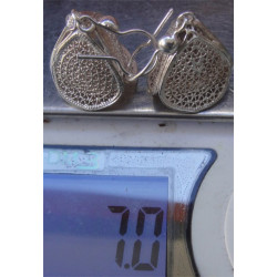 Telkari Gümüş Küpe_295