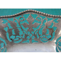 Yaprak Desenli Gümüş Şekerlik_200